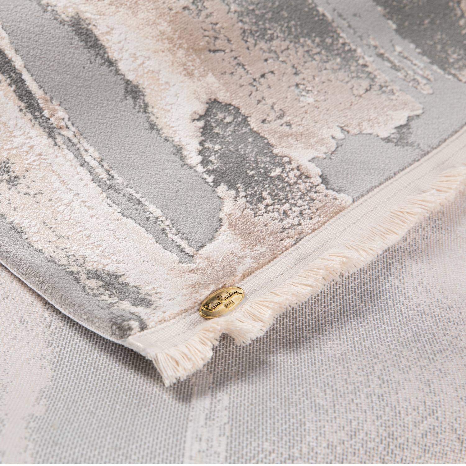 Covor living, gri/crem/galben, acrilic, 120 x 180 x 1.1 cm • Pierre Cardin