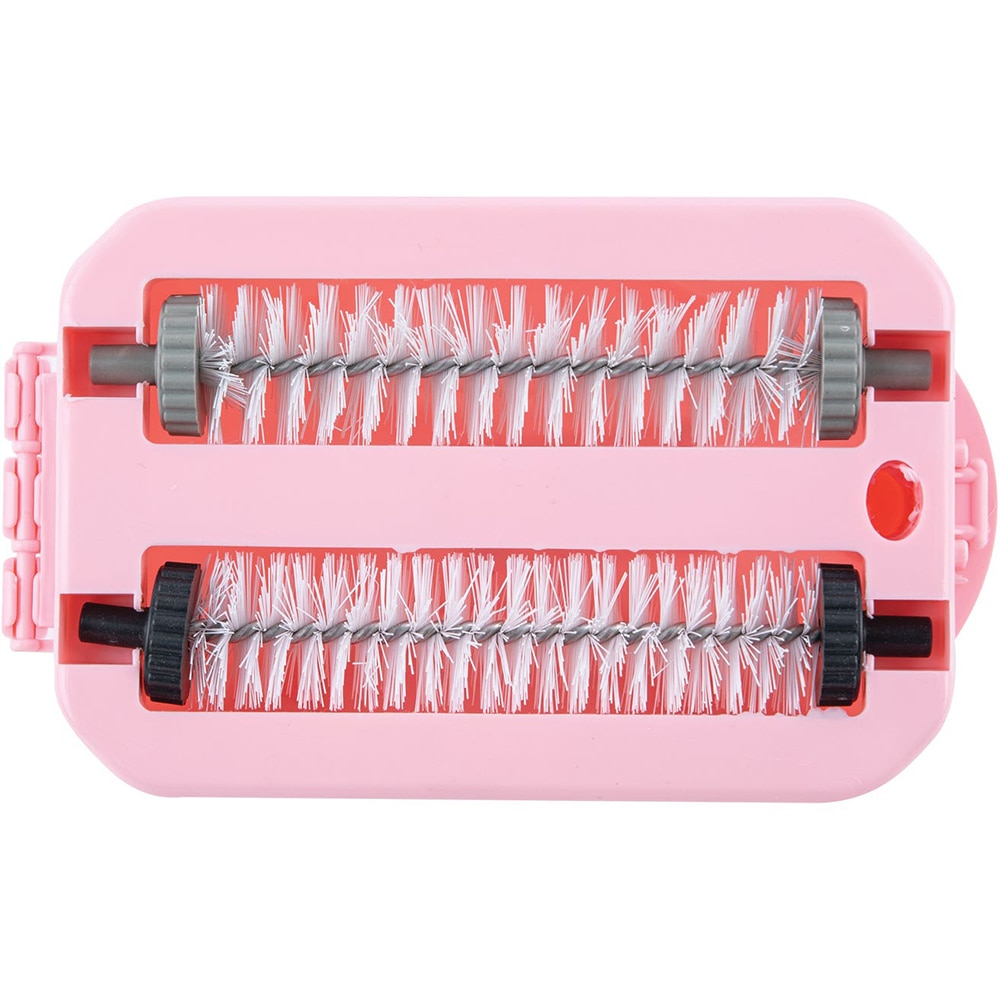 Perie covor Zambak, 2 role, 18x10.5x6 cm, roz