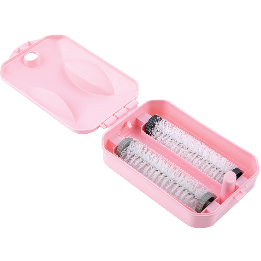 Perie covor Zambak, 2 role, 18x10.5x6 cm, roz