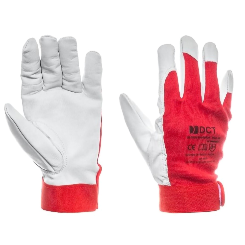 Manusi de protectie DALGECO Naris DCT, marimea 10, alb/rosu