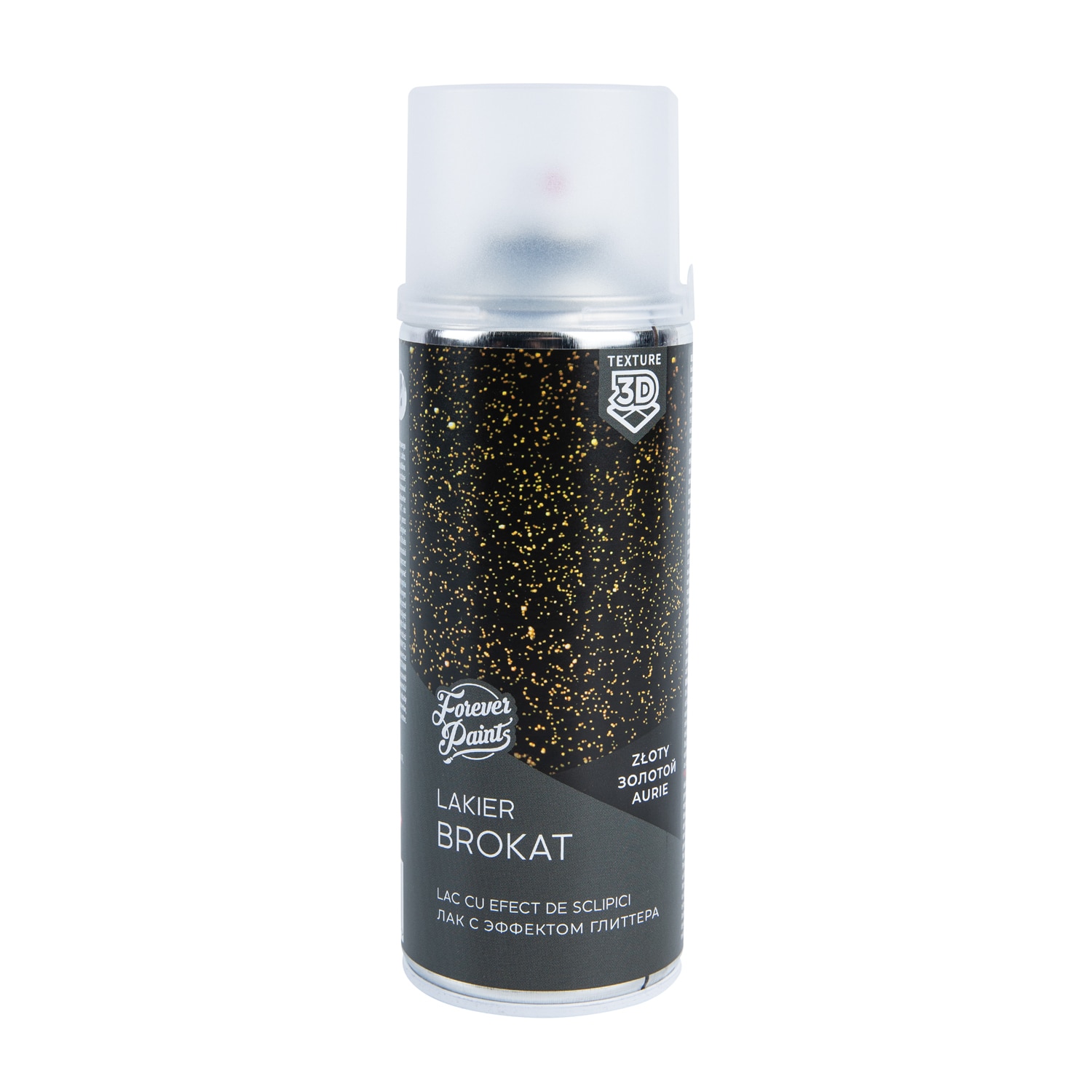 Spray Lac Cu Particule Sclipici Auriu