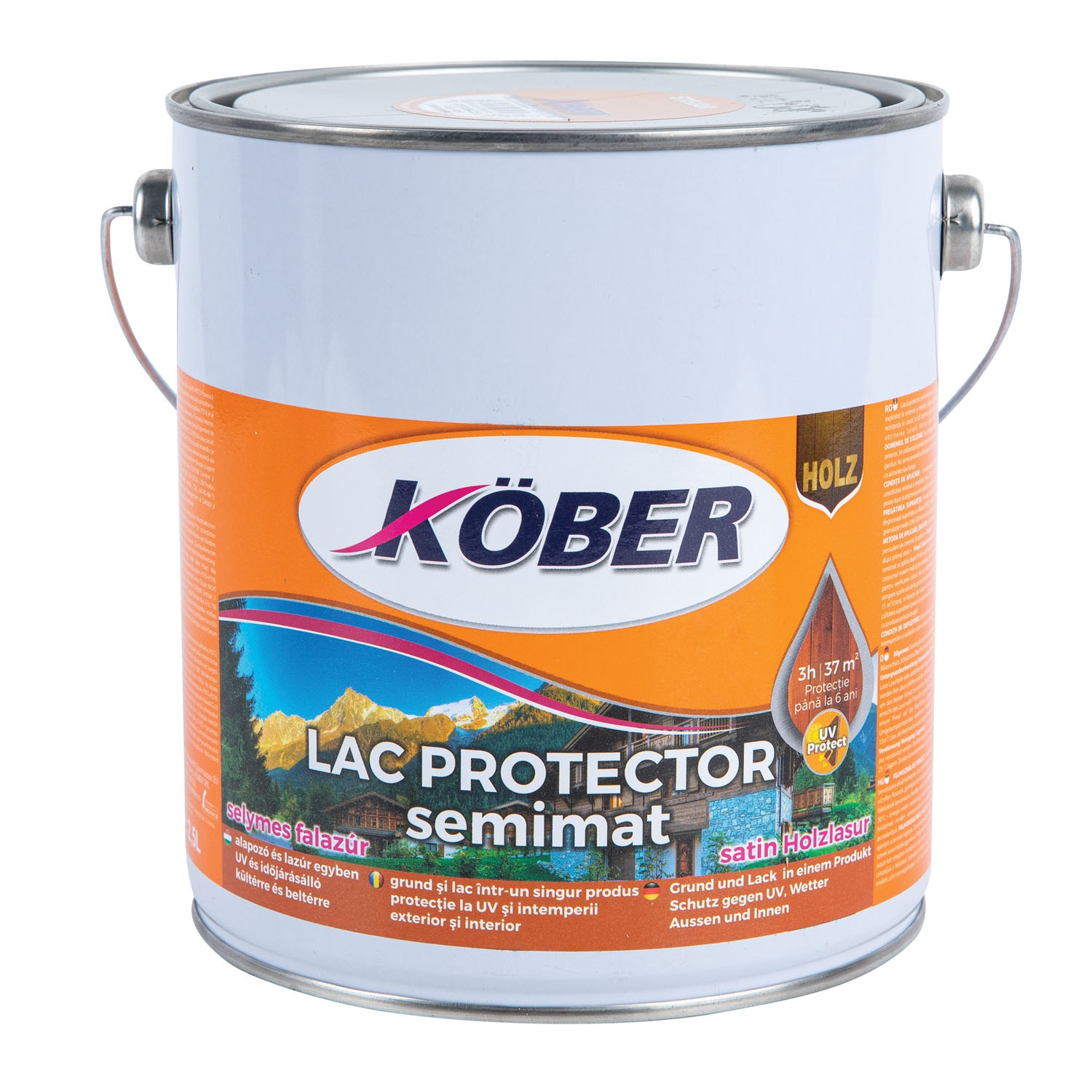 Lac protector, stejar, 2.5 l  Kober