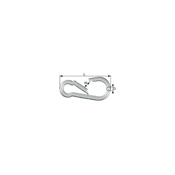 Carabina cu surub, 5 x 50 mm, otel inoxidabil