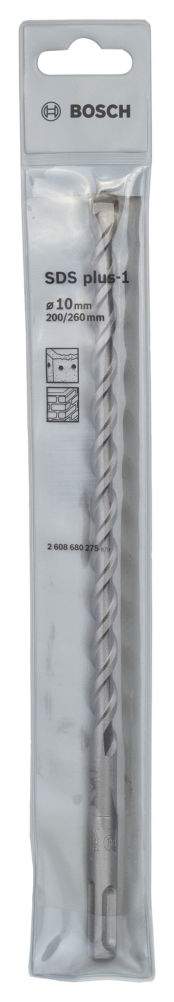 Burghiu SDS-Plus-1, 10 x 200 x 260 mm  Bosch