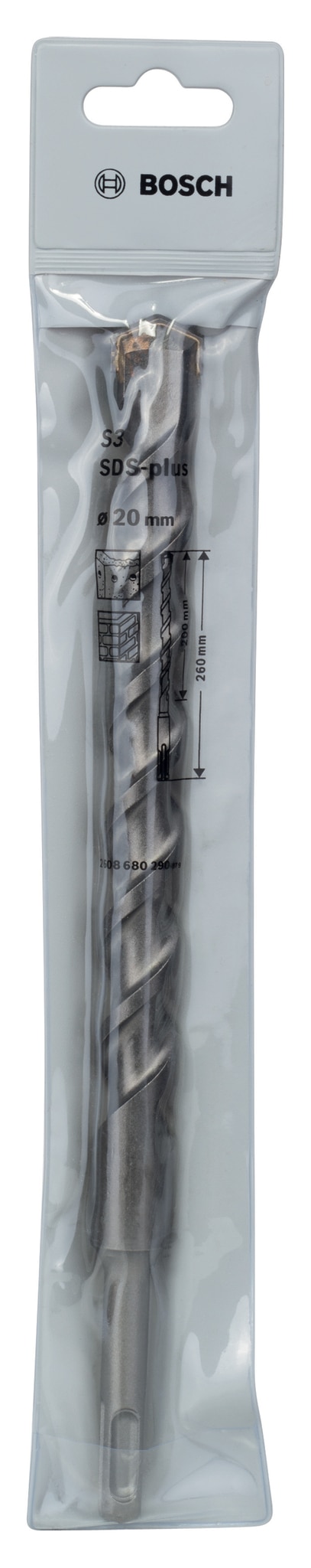 Burghiu SDS-Plus, 20 x 200 x 260 mm  Bosch