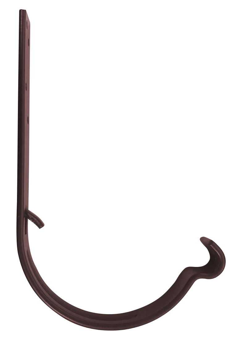 Carlig jgheab L 0.16 m, D 125 mm, maro inchis  Bravo