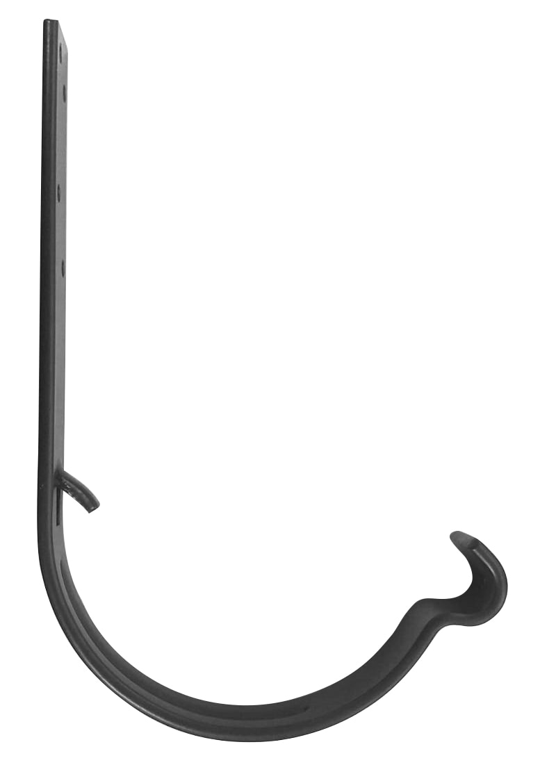 Carlig jgheab L 0.16 m, D 125 mm, gri  Bravo