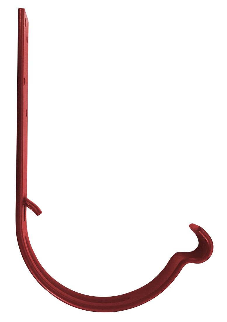 Carlig jgheab L 0.16 m, D 125 mm, rosu  Bravo