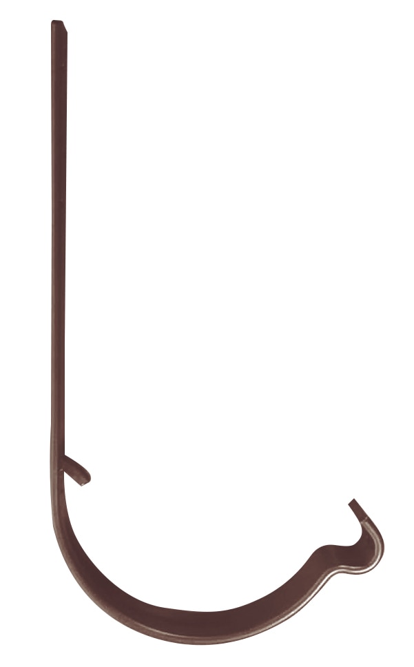 Carlig jgheab L 0.20 m, D 125 mm, maro inchis  Bravo