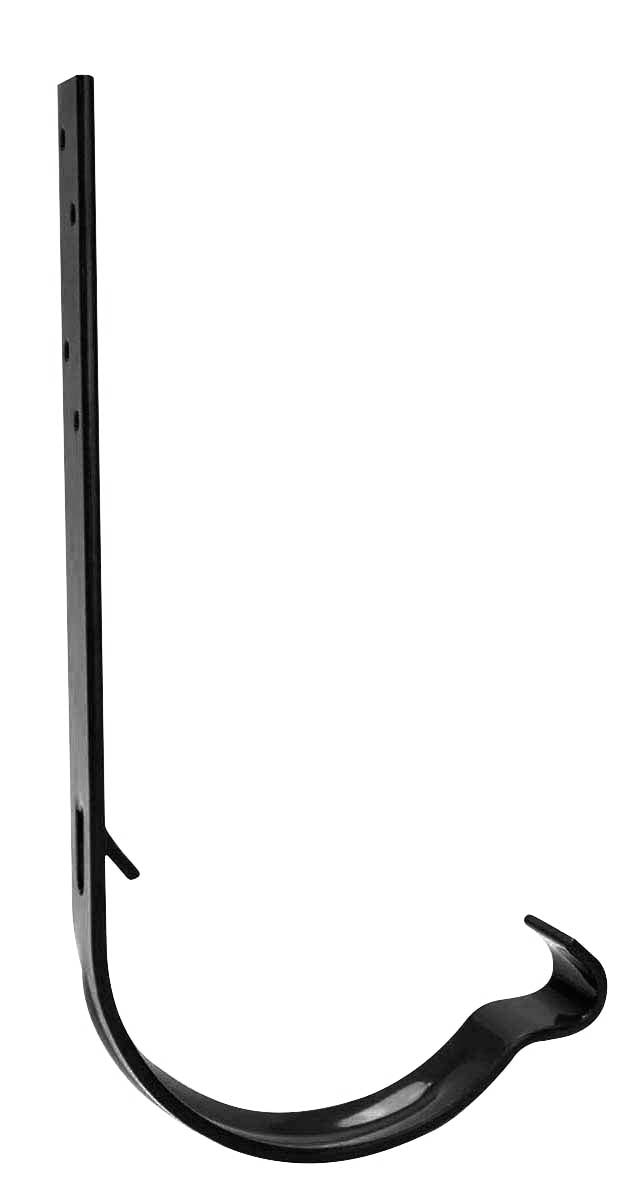 Carlig jgheab L 0.20 m, D 125 mm, gri  Bravo