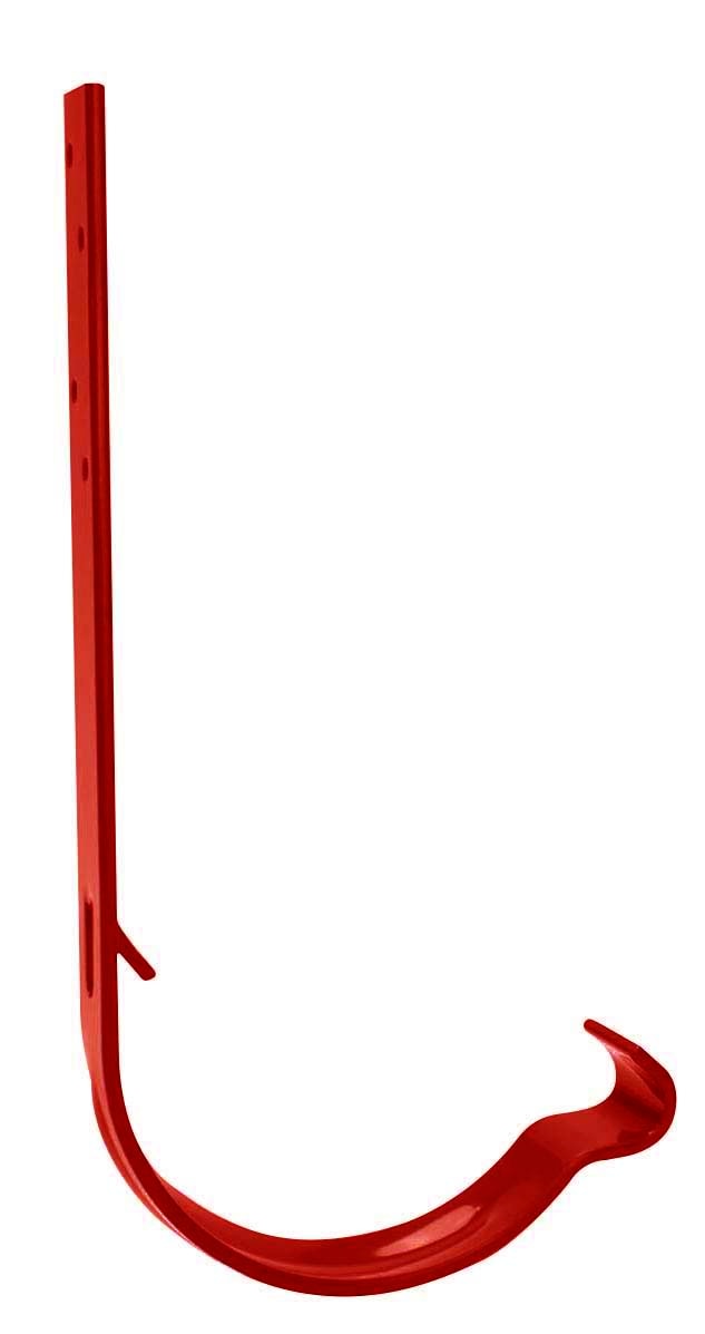 Carlig jgheab L 0.20 m, D 125 mm, rosu  Bravo