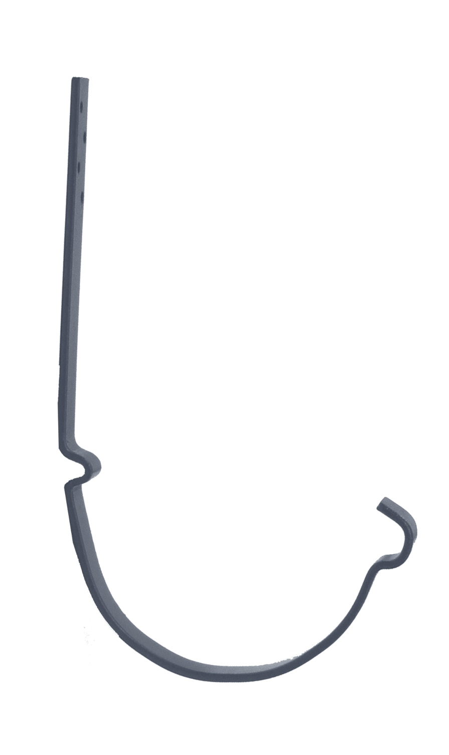 Carlig jgheab L 0.20 m, D 150 mm, gri  Bravo