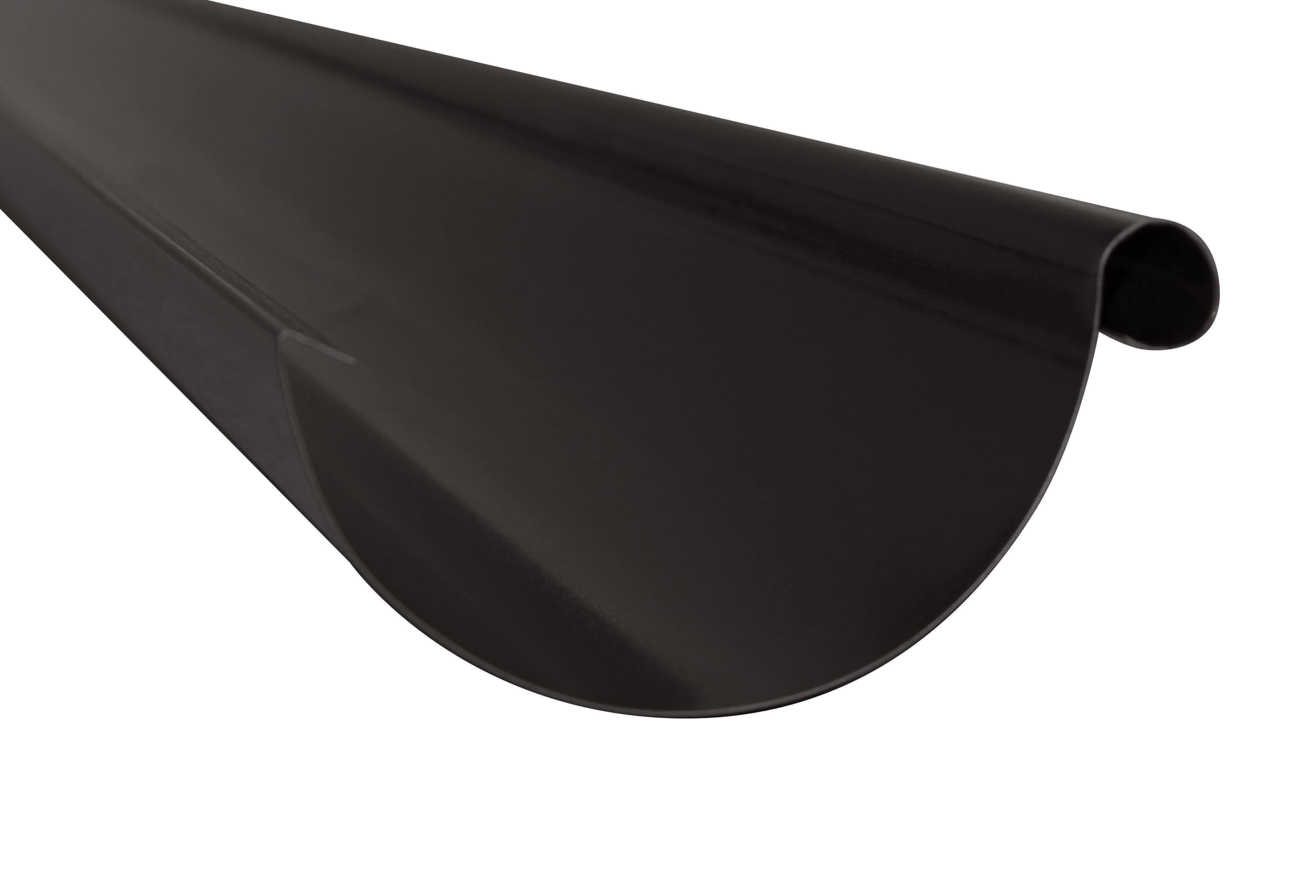 Jgheab L 2 m, D 125 mm, maro inchis  Bravo