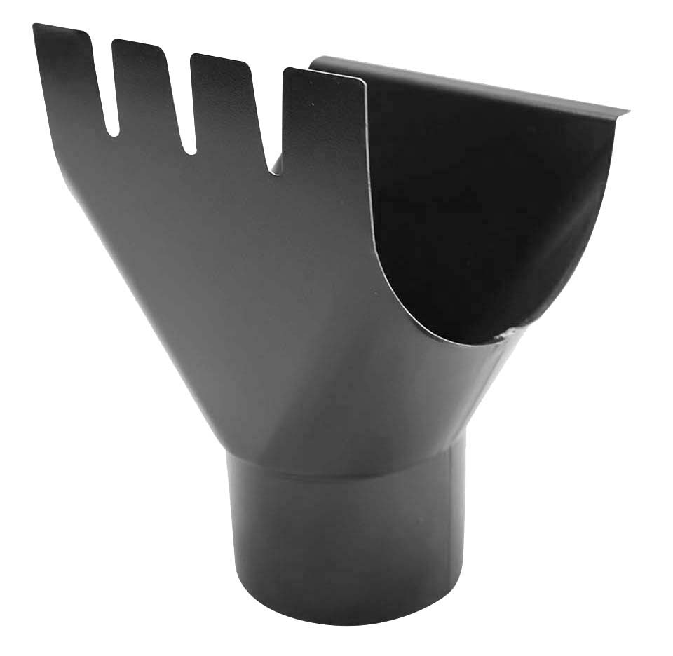 Racord jgheab burlan d125 90mm, gri  Bravo