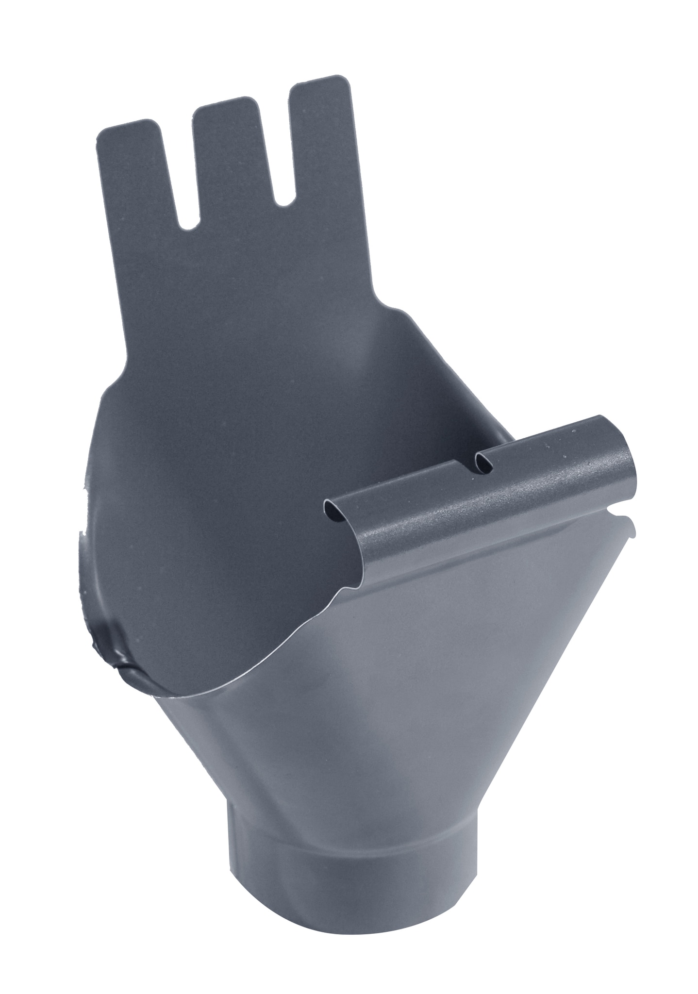 Racord jgheab burlan d150 90mm, gri  Bravo