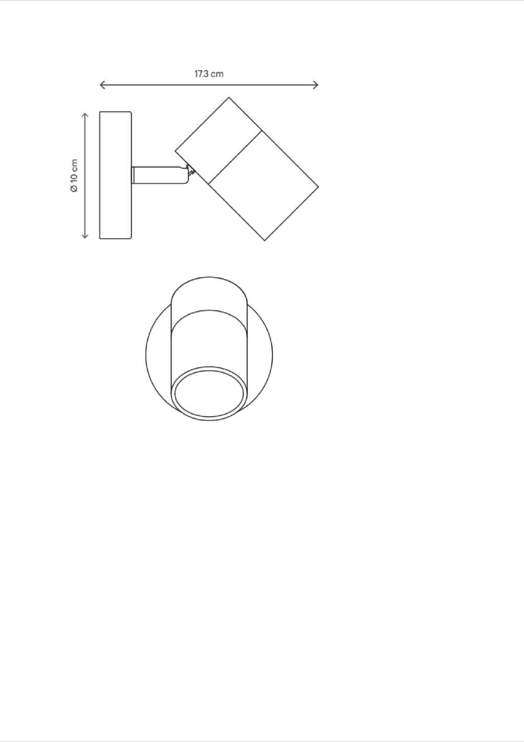 Aplica Tellot Crom 1Bec Gu10 Ip44