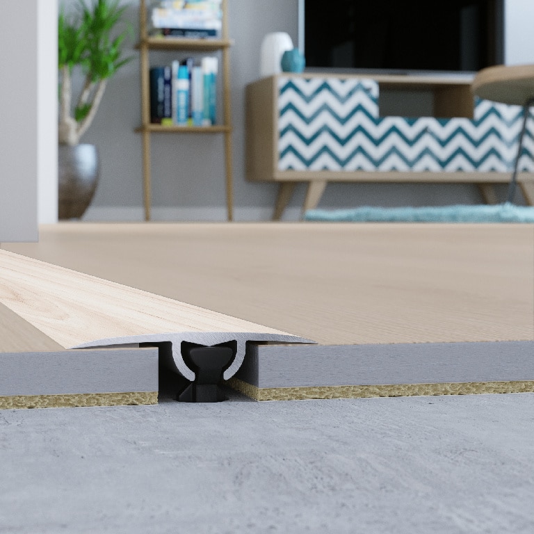 Profil de trecere, aluminiu, cu efect de lemn, bej, 3 X 93 cm  GoodHome