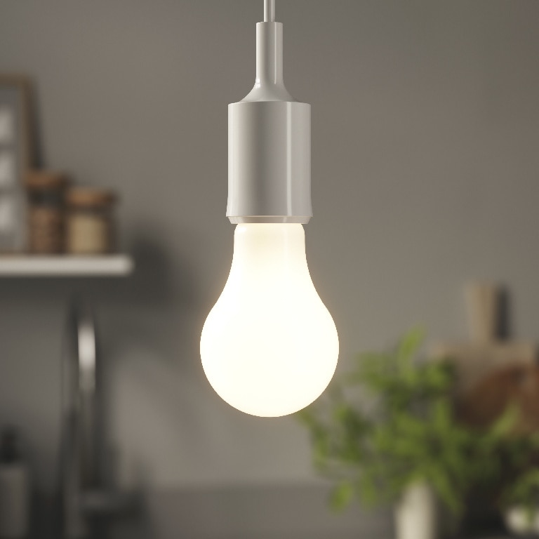 Set 3 becuri LED, E27, sticla, 4000 K, 100 W  Diall