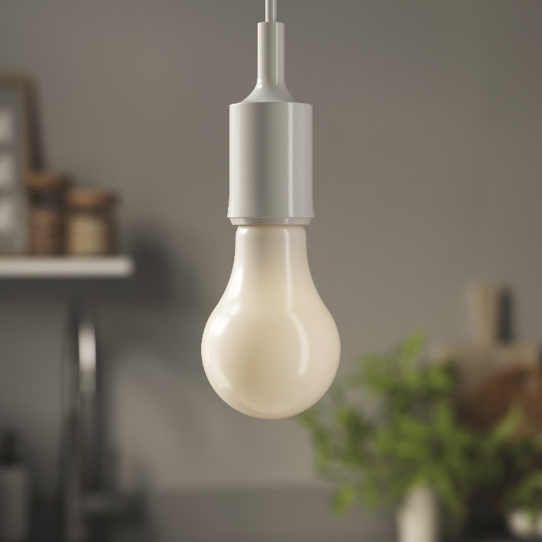 Set 3 becuri LED, E27, sticla, 4000 K, 100 W  Diall