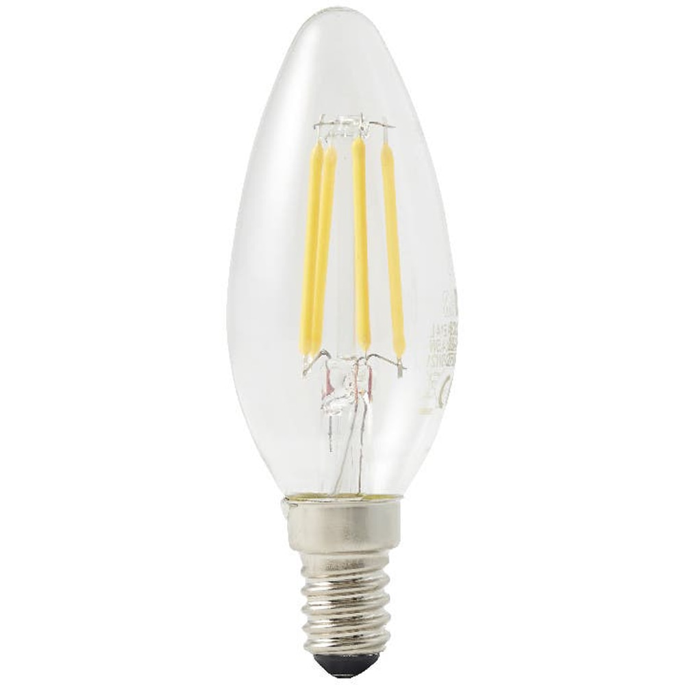 Bec LED cu filament DIALL, E14, 3.4W, 470lm, 2700K
