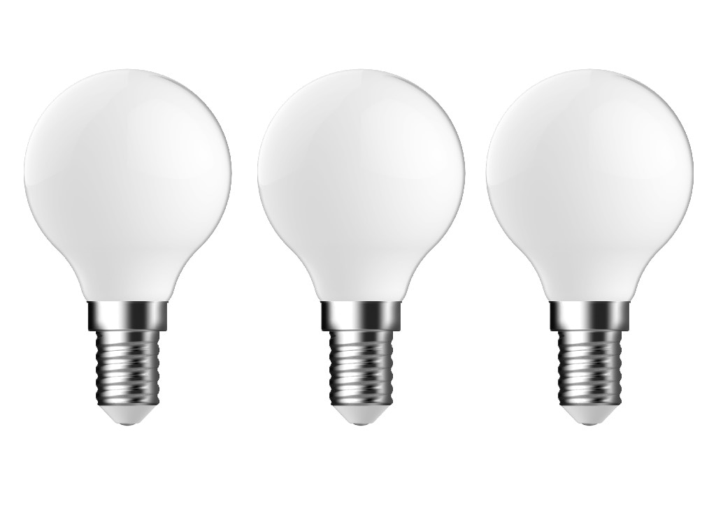 Set 3 becuri Flm Led P45 M E14 470Lm