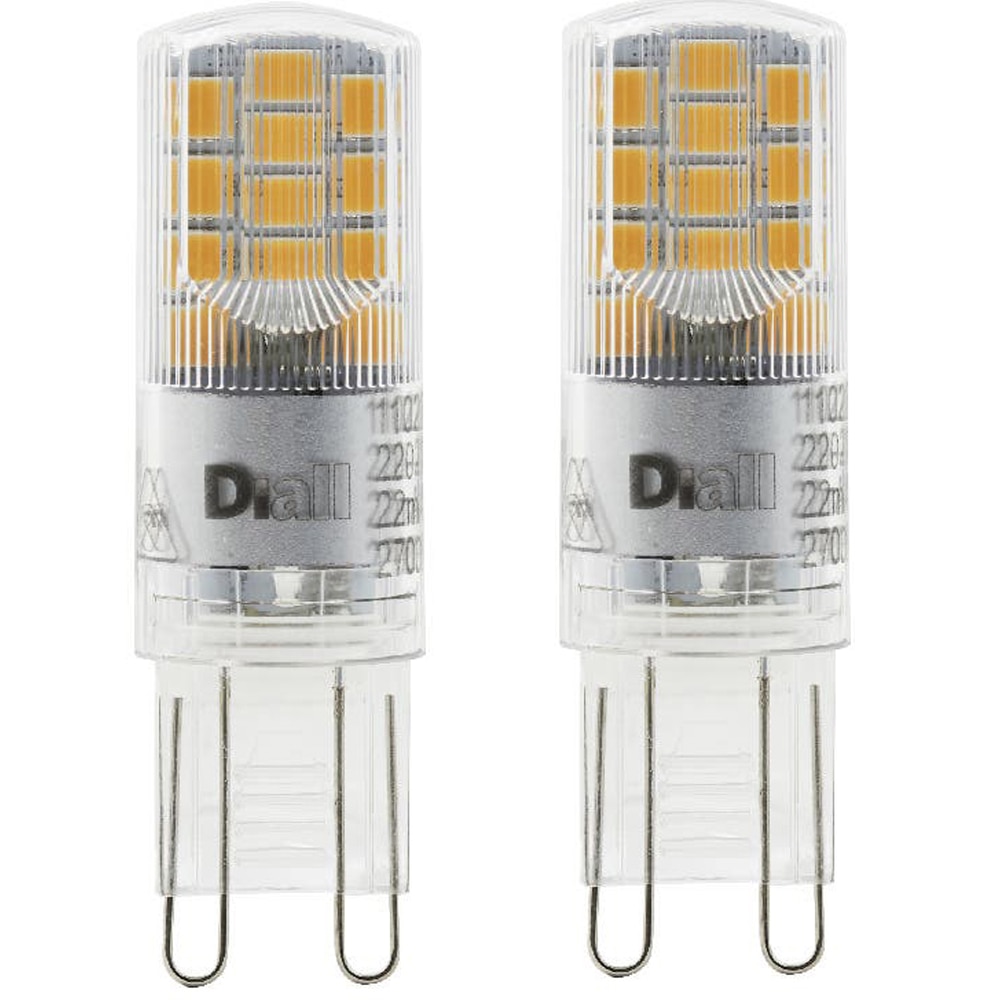 SET 2 LED G9 CAPSULE 2.6W 2700K