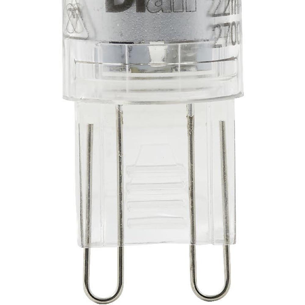 Set 2 becuri LED DIALL, G9, 2.6W, 300lm, 4000K