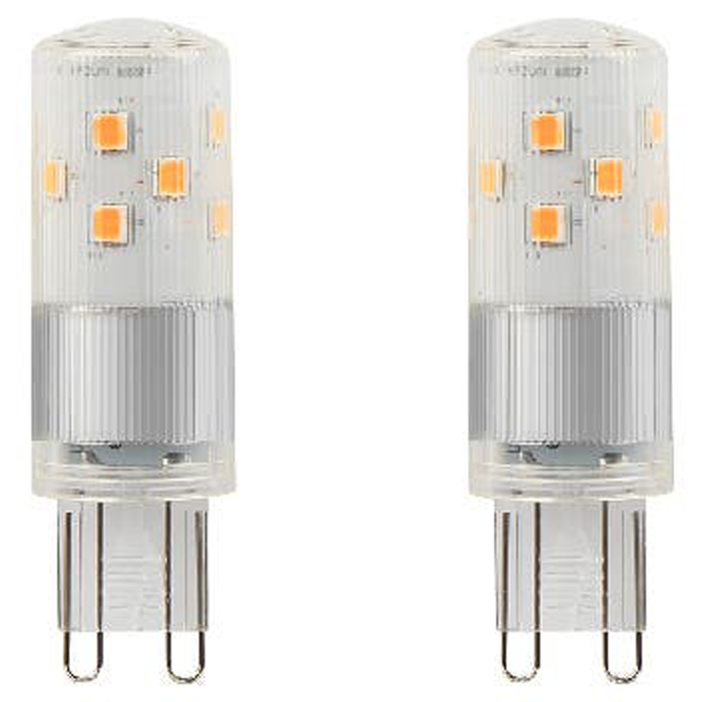 Set 2 becuri LED DIALL, G9, 3.8W, 2700K