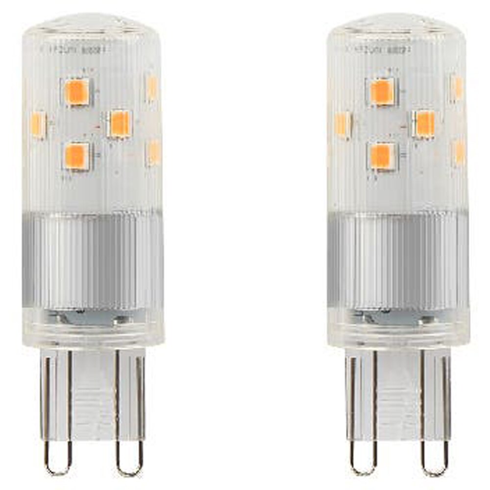 SET 2BEC CLAR LED G9 3.8W 4000K