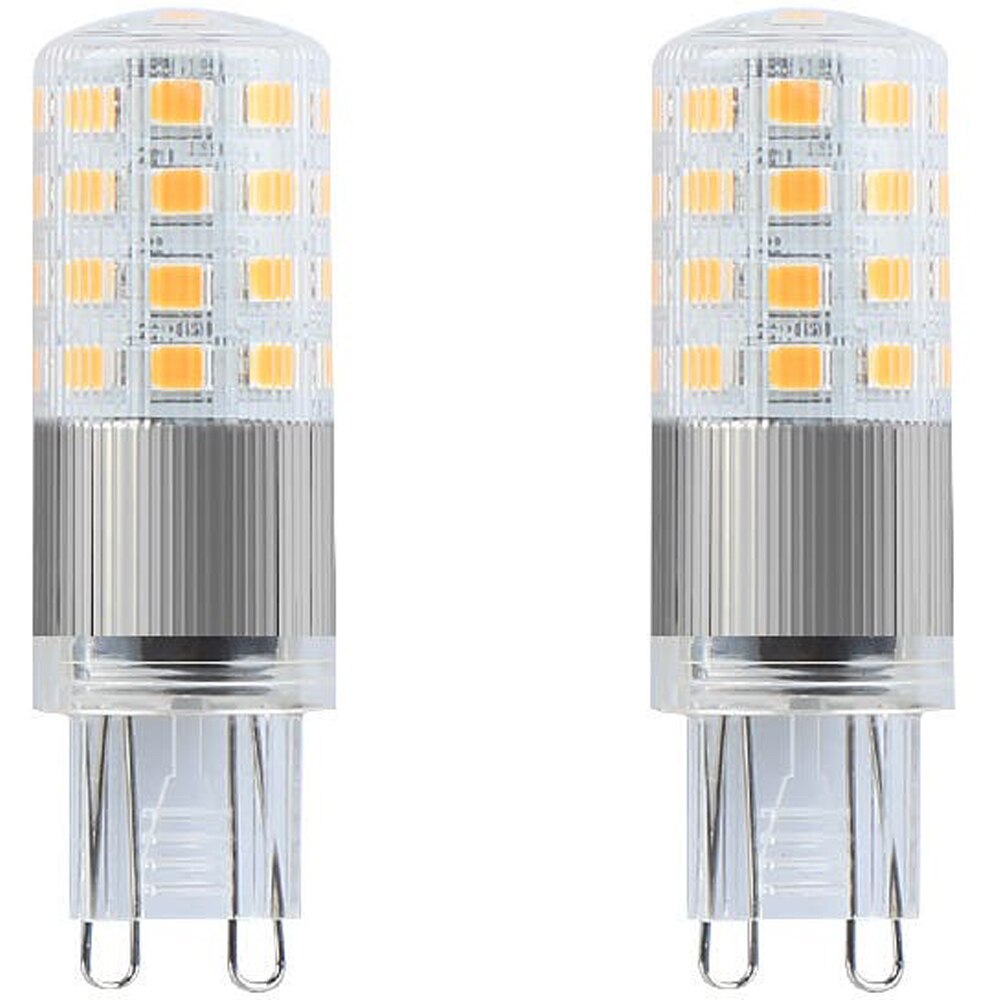 SET 2BEC CLAR LED G9 4W 3000K