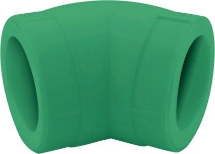 Curba PPR 45 grade, 20 mm, verde • Formul