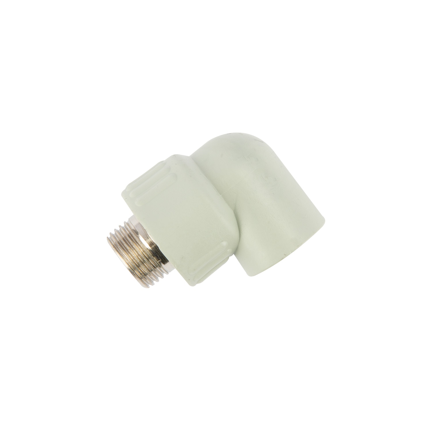 Cot PPR, gri, 20 mm, racord 1/2, filet exterior