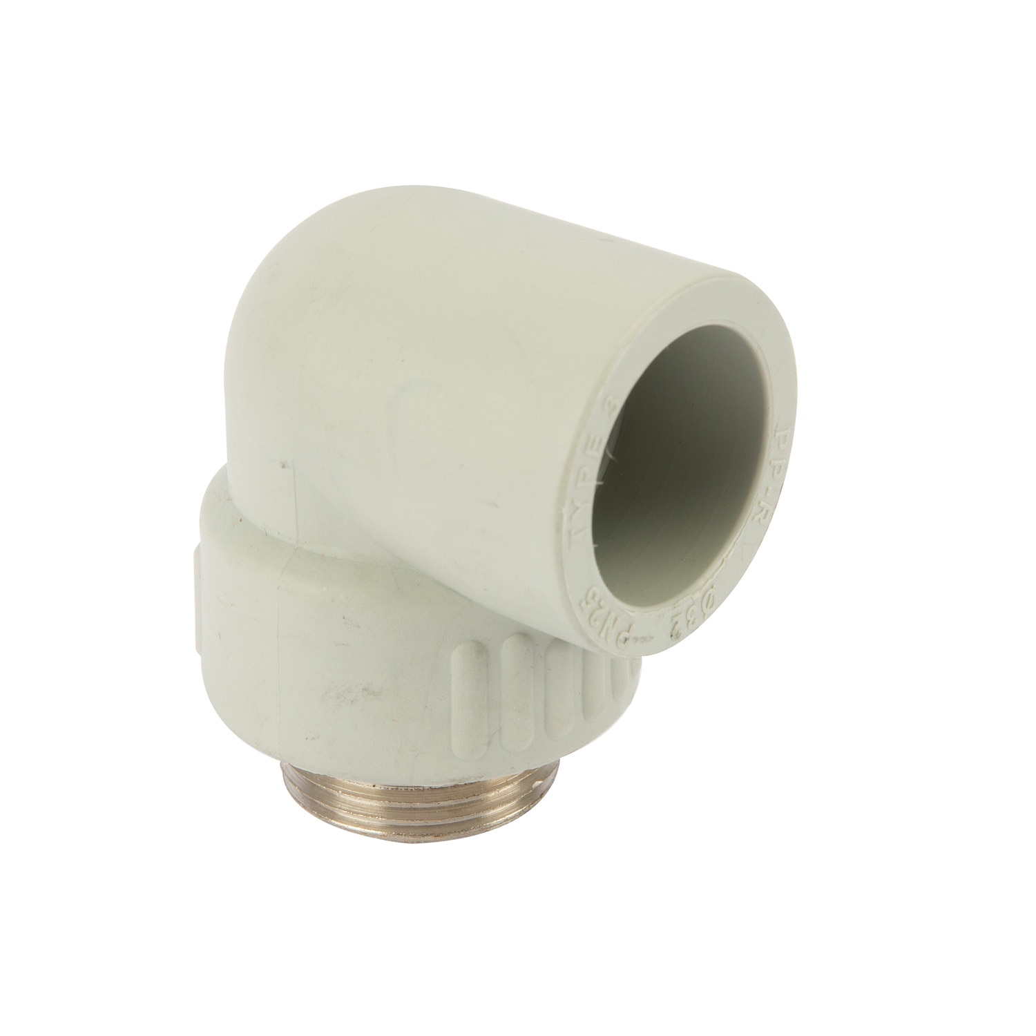 Cot PPR, gri, 32 mm, racord 1, filet exterior