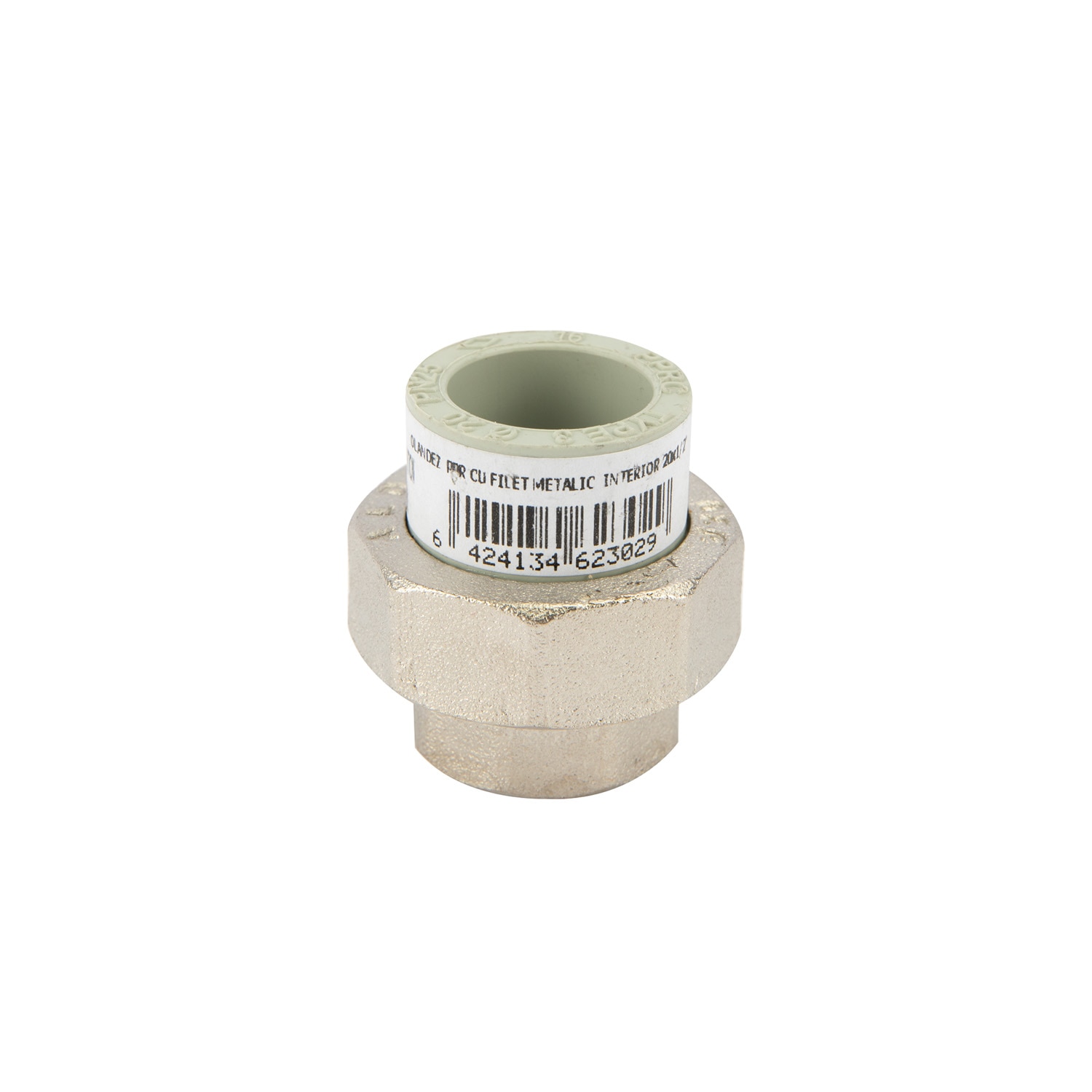 Cot PPR, gri, 32 mm, racord 1, filet interior