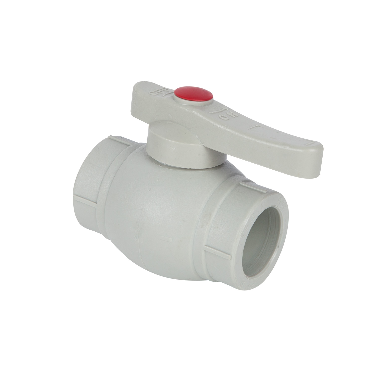 Robinet sferic PPR, gri, 32 mm