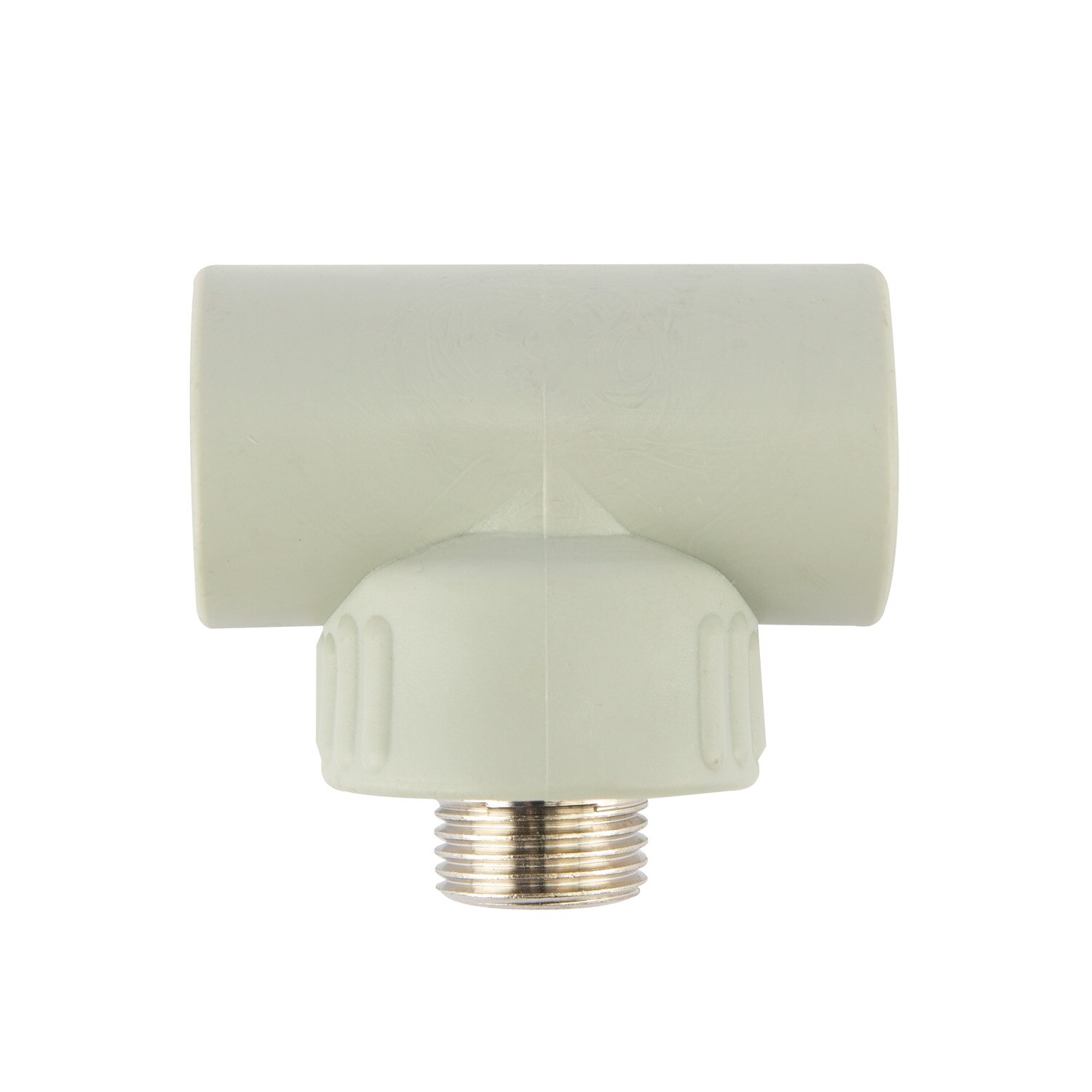 Teu PPR, gri, 25 mm, racord 1/2, filet exterior