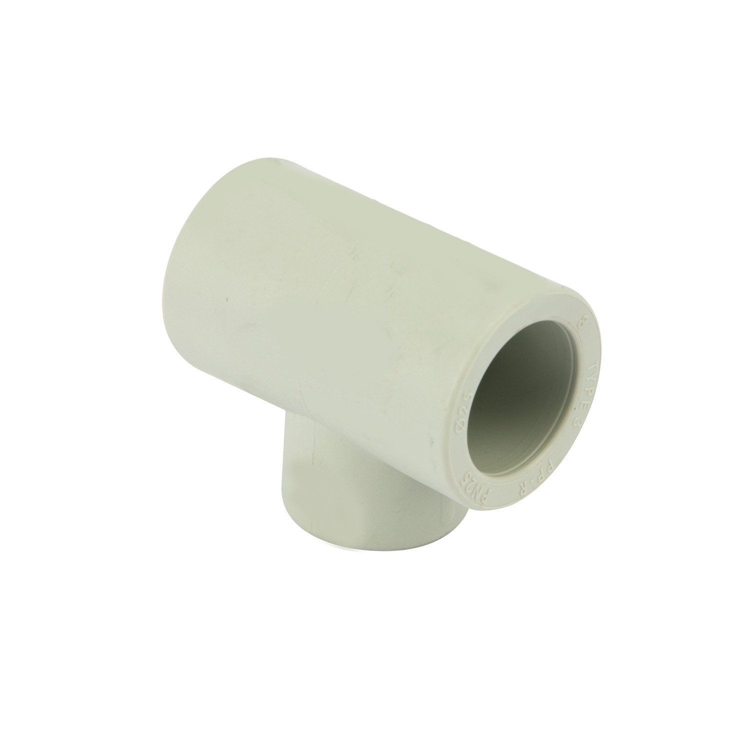 Teu reduc PPR, gri, 25 x 20 x 25 mm