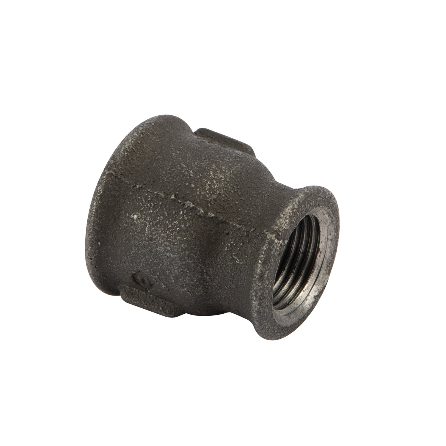 Mufa redusa, neagra, racord 3/4 x 1/2, filet interior