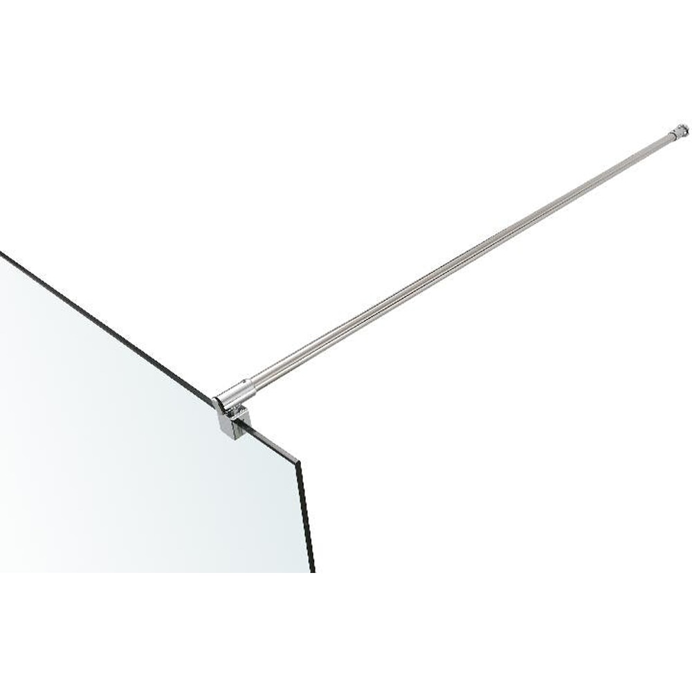 Bara de fixare perete GOODHOME Beloya, otel inoxidabil, 125 cm, argintiu