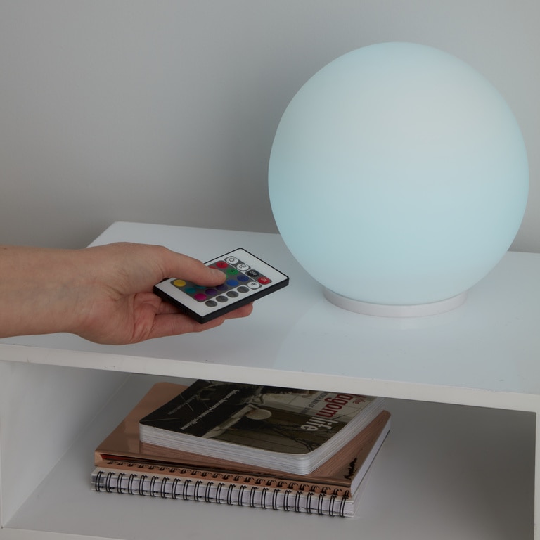 Veioza LED, camer de zi, tip sfera,   Baoule