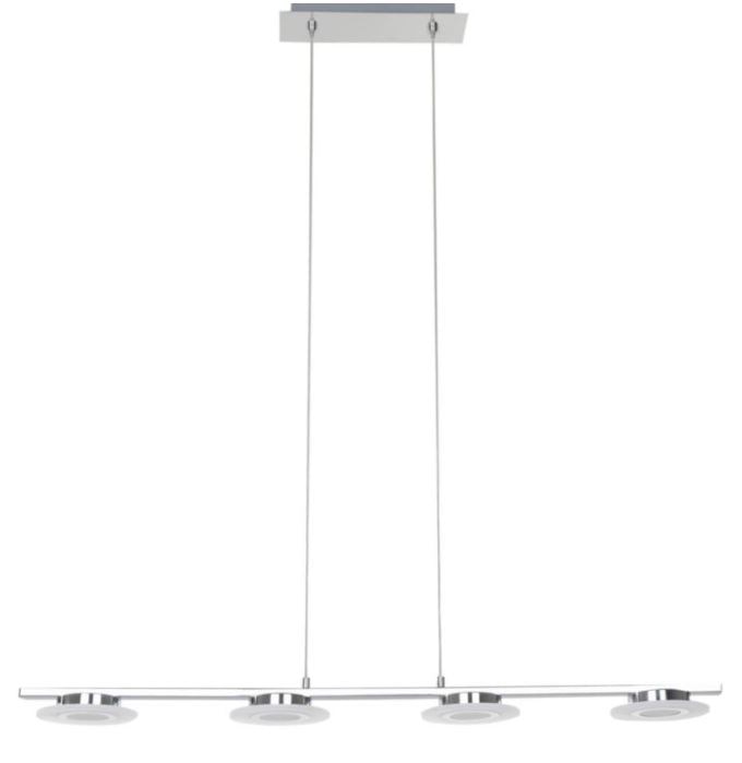 Lustra tip pendul, Argintiu, 20 W, 4 x Integrat • GoodHome Giedi