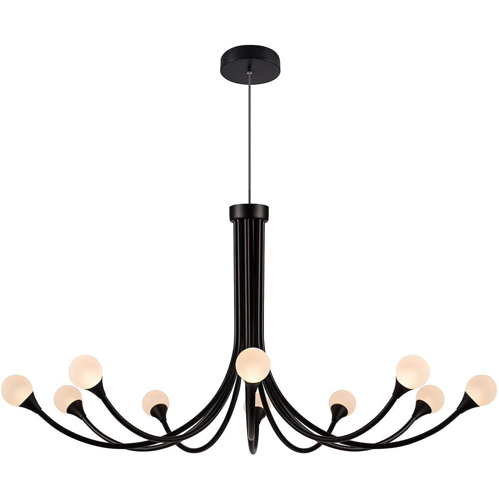 Lustra GOODHOME Kirindy, 19.5W, LED, negru