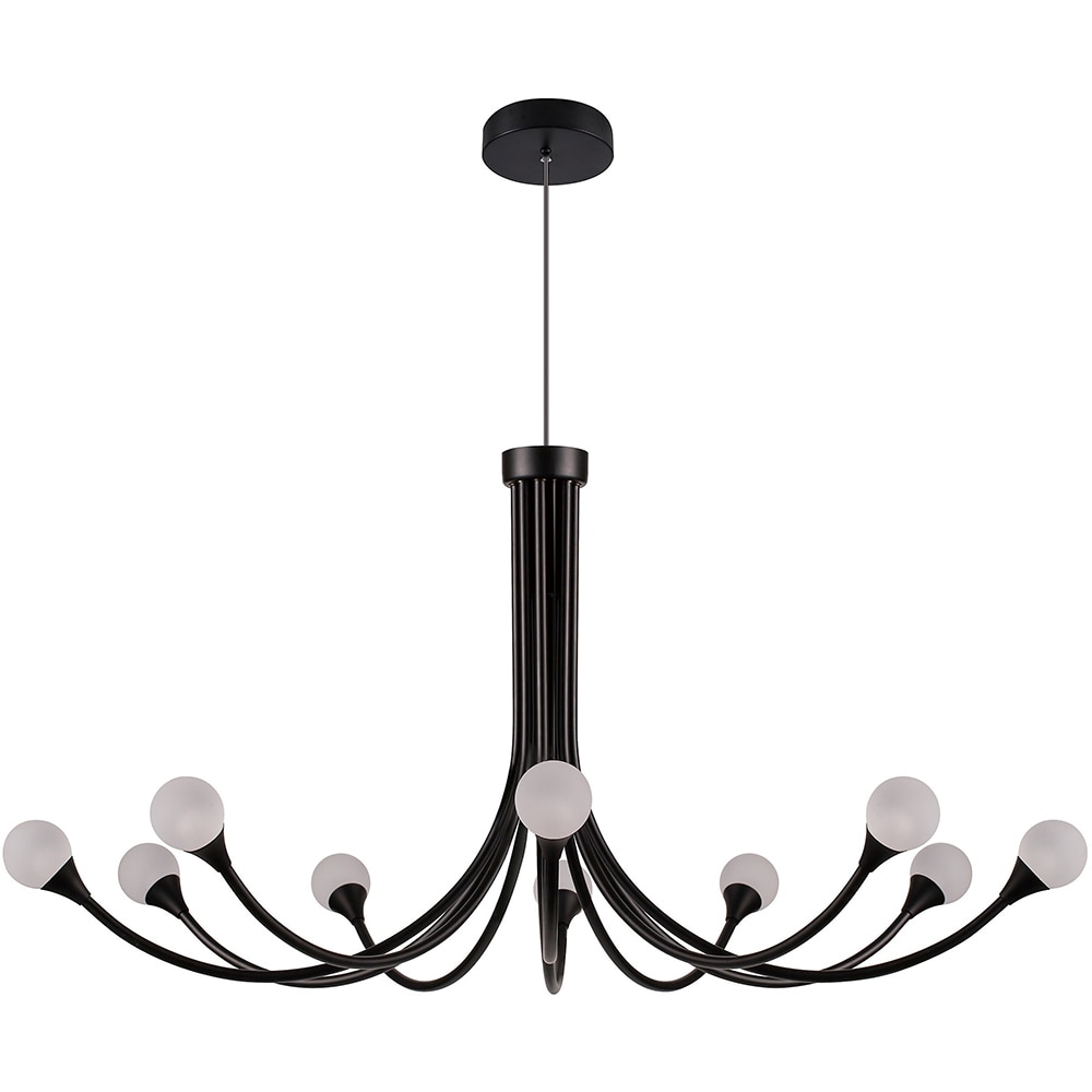 Lustra GOODHOME Kirindy, 19.5W, LED, negru