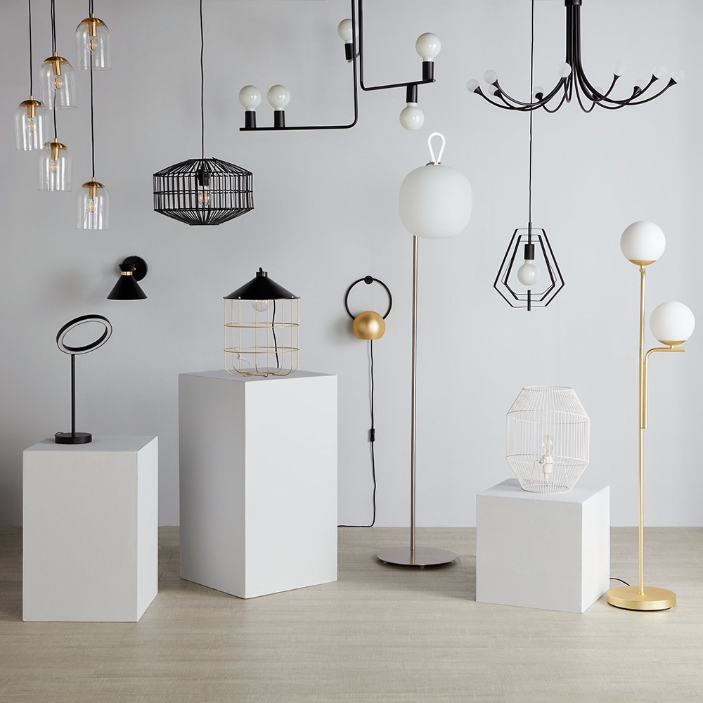 Lustra GOODHOME Kirindy, 19.5W, LED, negru