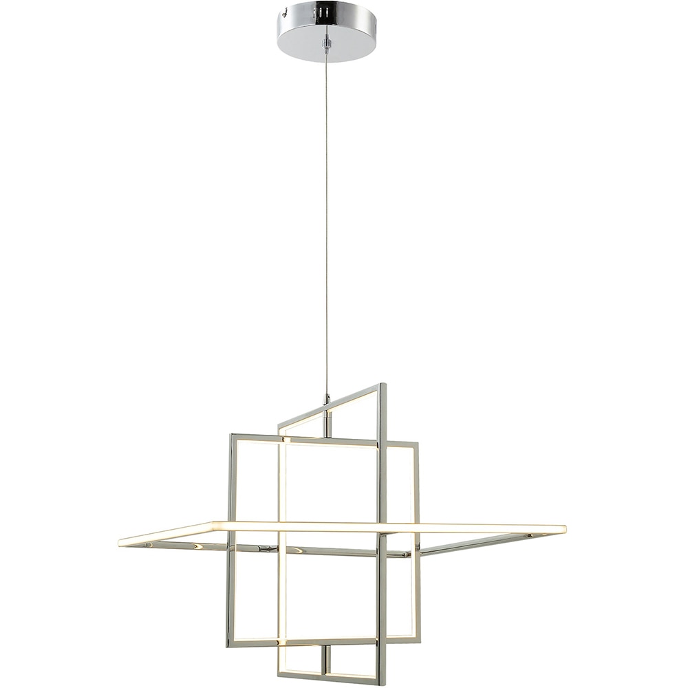 Pendul GOODHOME Kohmani, 30W, LED, argintiu