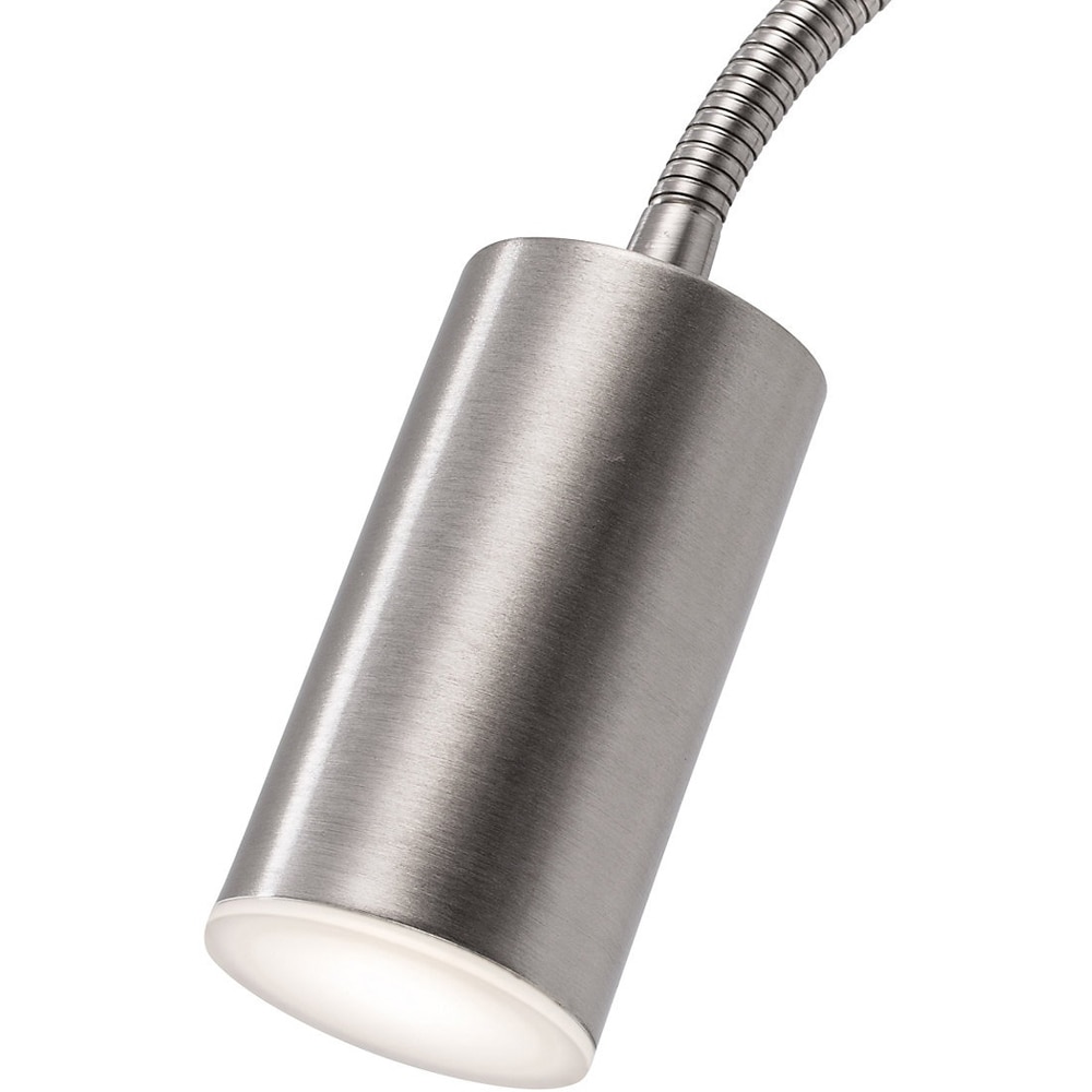 Aplica decorativa Lignit GoodHome, LED integrat, 3.5 W, 220 lm, corp metalic, argintiu