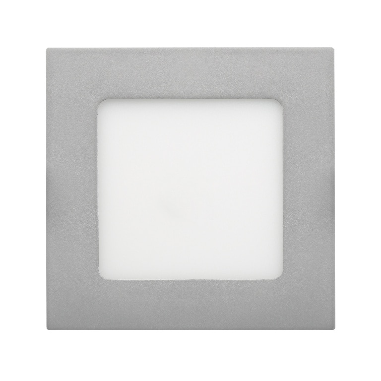 Spot LED, patrat, argintiu, 380 lm, Octave