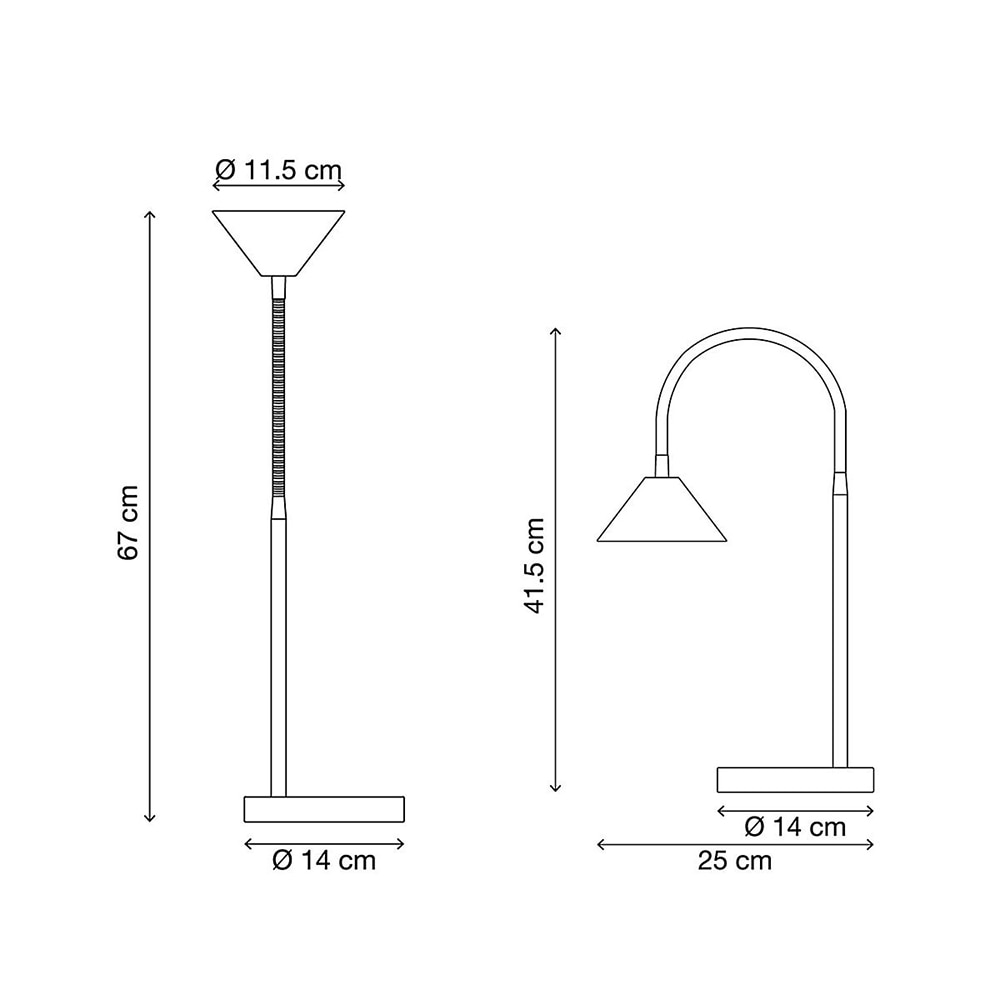 Veioza GOODHOME Opp, 5.8W, 500lm, IP20, negru