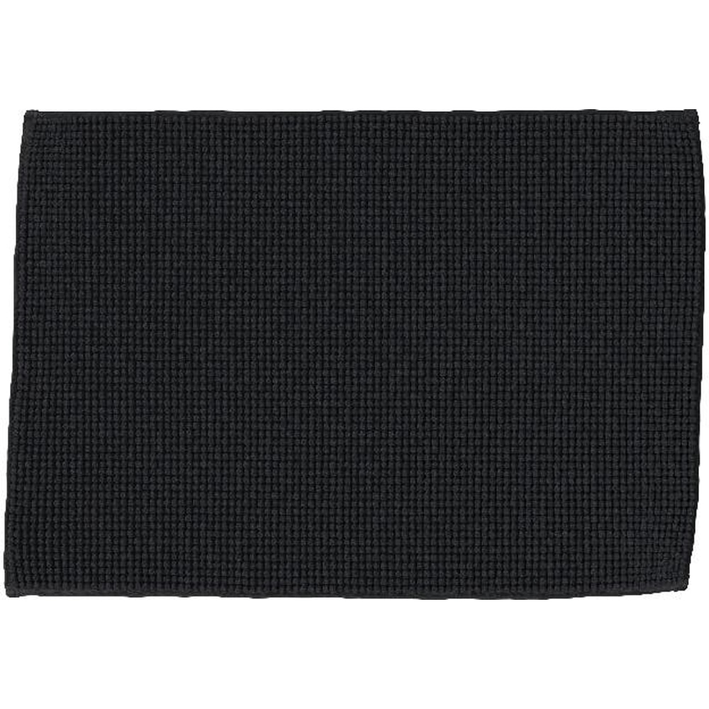 Covoras baie GOODHOME Kina 101162983, 50 x 70 cm, negru