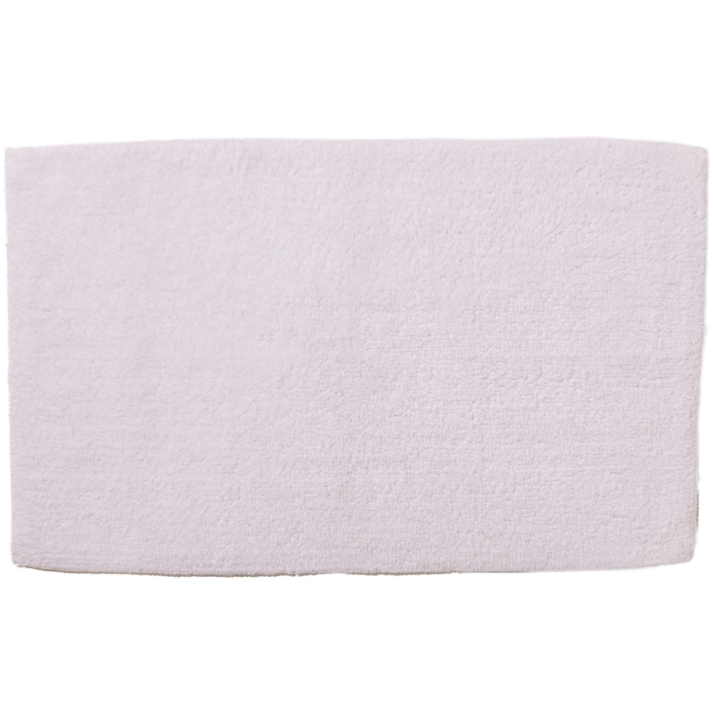 Covoras baie Koros GoodHome, 80 x 50 cm, alb